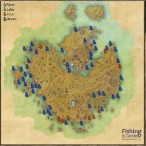Elder Scrolls Online ESO fishing map of Kenarthi's roost