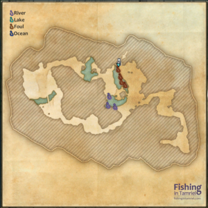 ESO Wrothgar - Nikolvaras Kennel fishing map