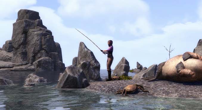 Wrothgar eso fishing for purple fish